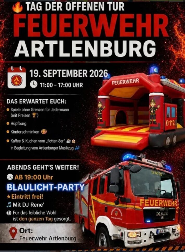 Tag der offenen Tür - Freiwillige Feuerwehr Artlenburg