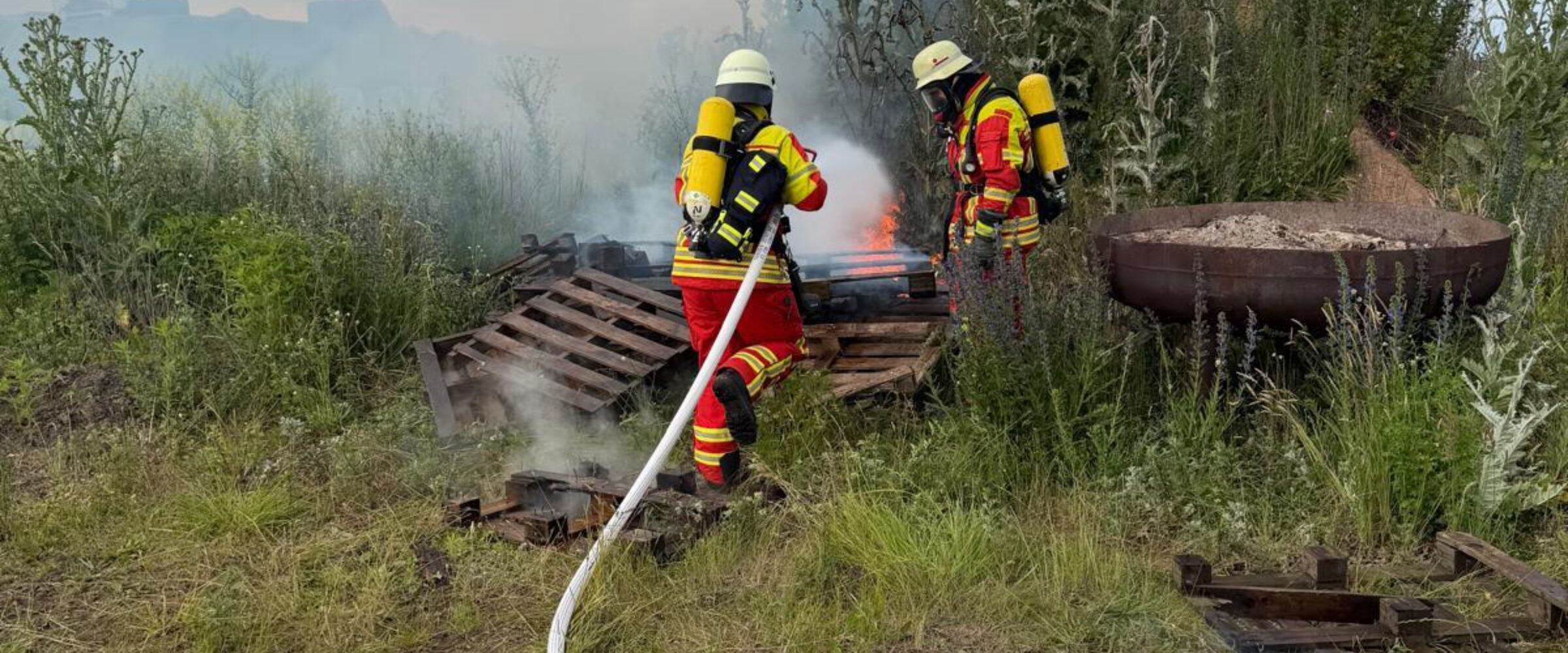 B1 - Paletten-Brand
